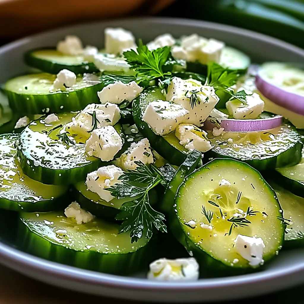 Cucumber Feta Salad