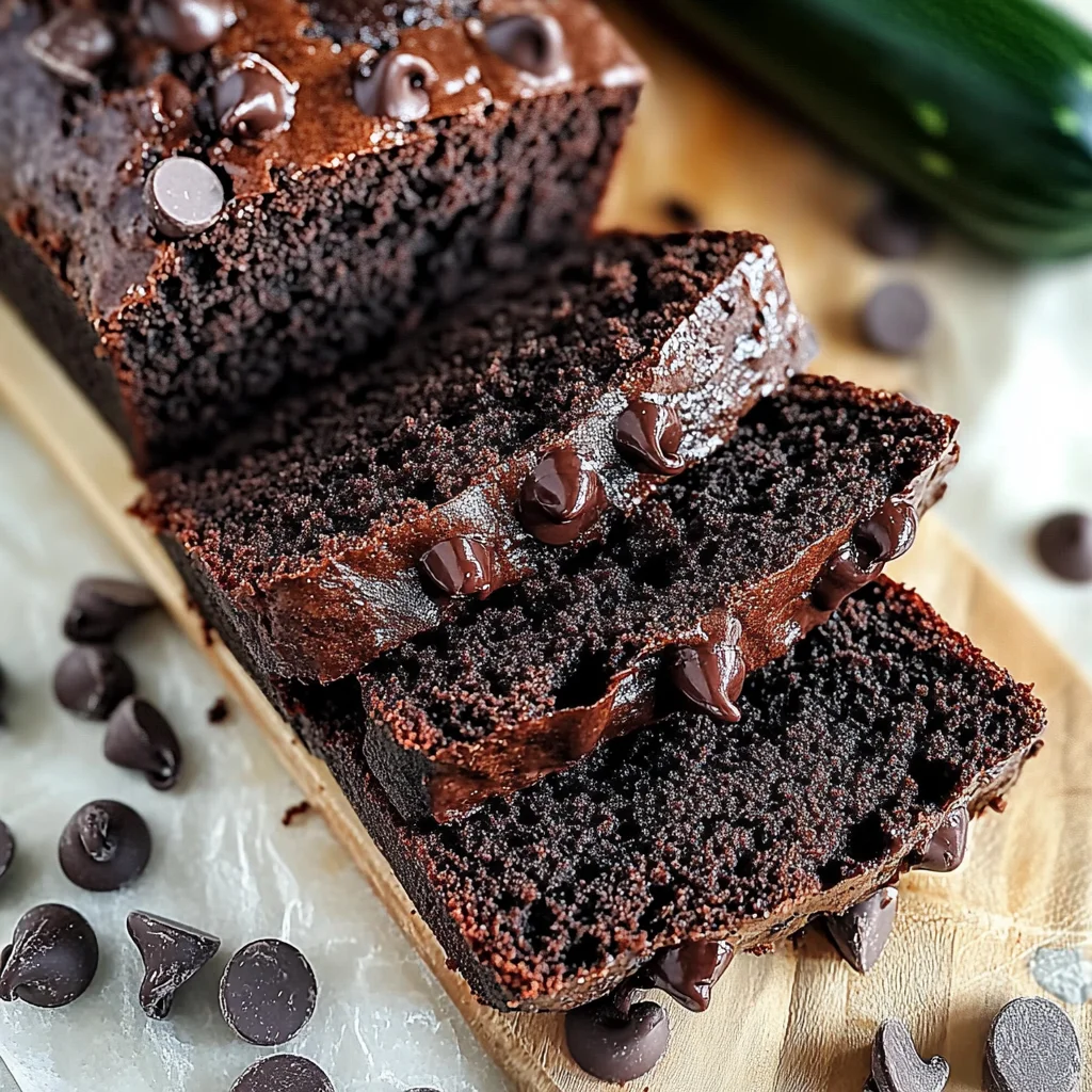 Double Chocolate Zucchini Bread