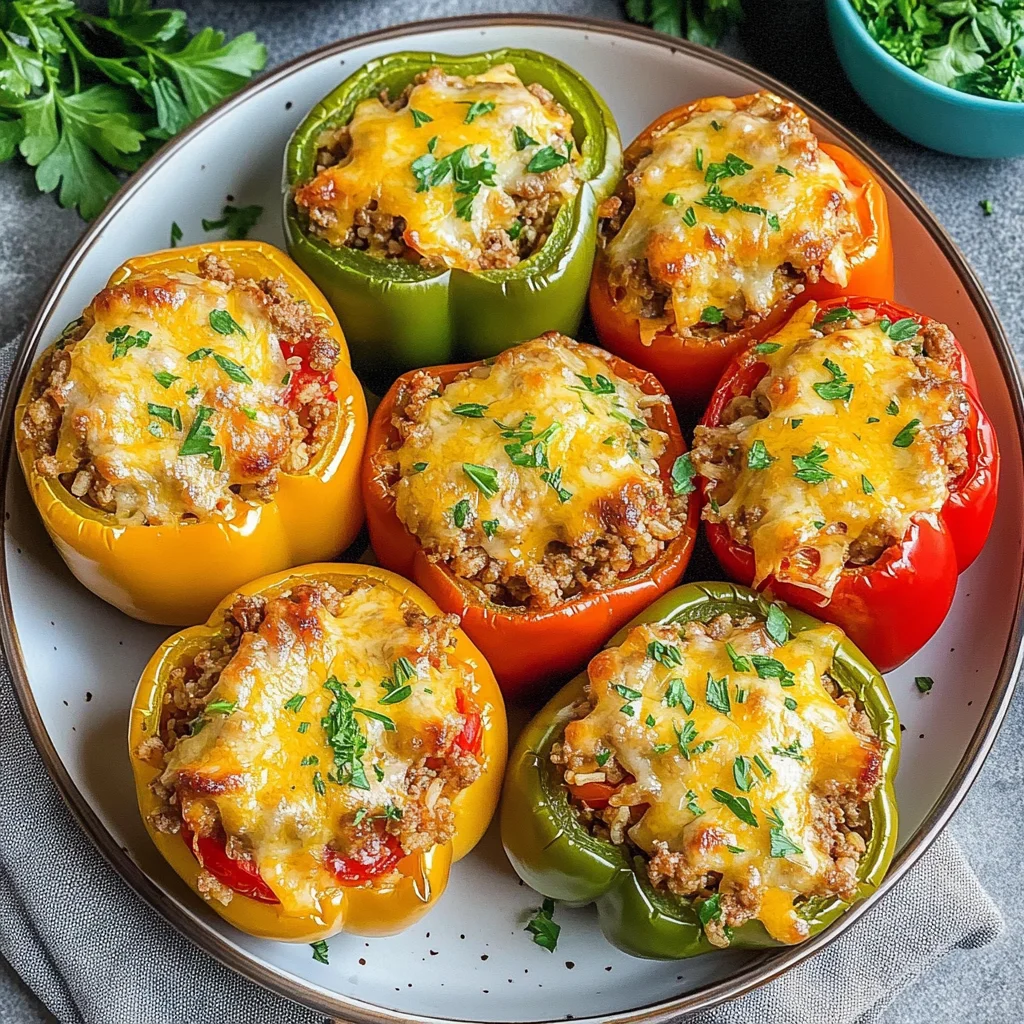 Easy Stuffed Bell Peppers Recipe
