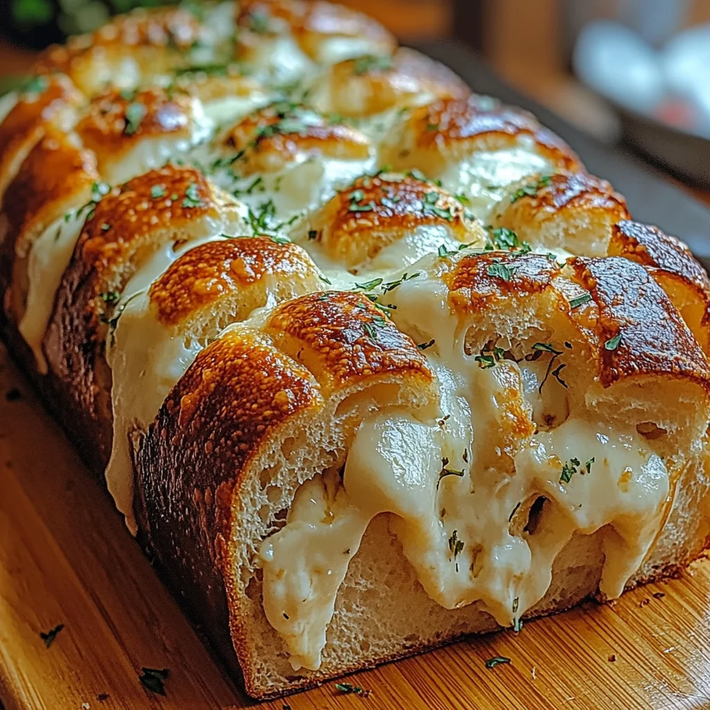 Garlic Parmesan Pull-Apart Bread