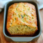 Green Onion Zucchini Cheddar Quick Bread