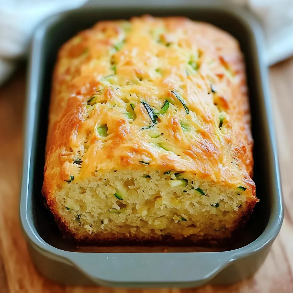 Green Onion Zucchini Cheddar Quick Bread