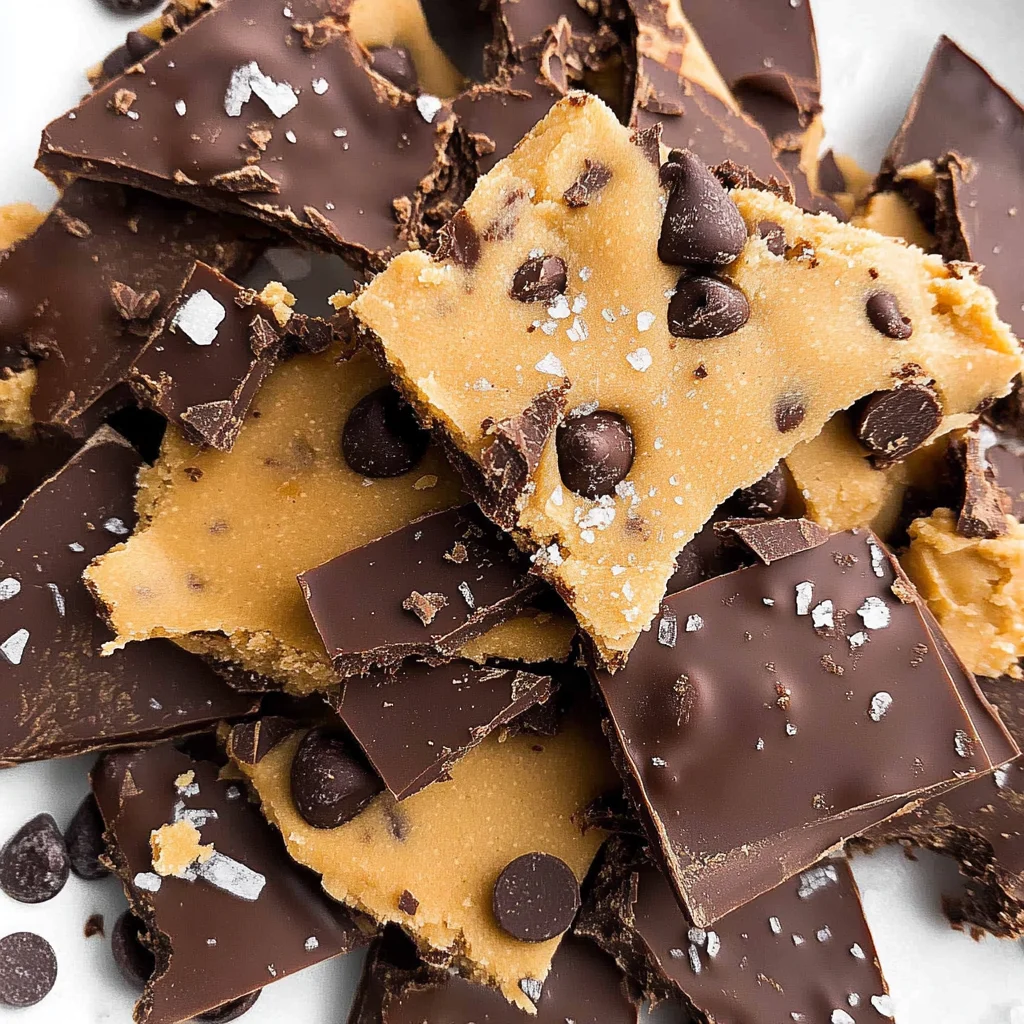 Healthy Cookie Dough Bark