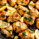 Lemon Garlic Chicken Bites