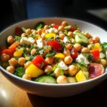 Mediterranean Chickpea Salad with Lemon Vinaigrette: The Best Summer Dish