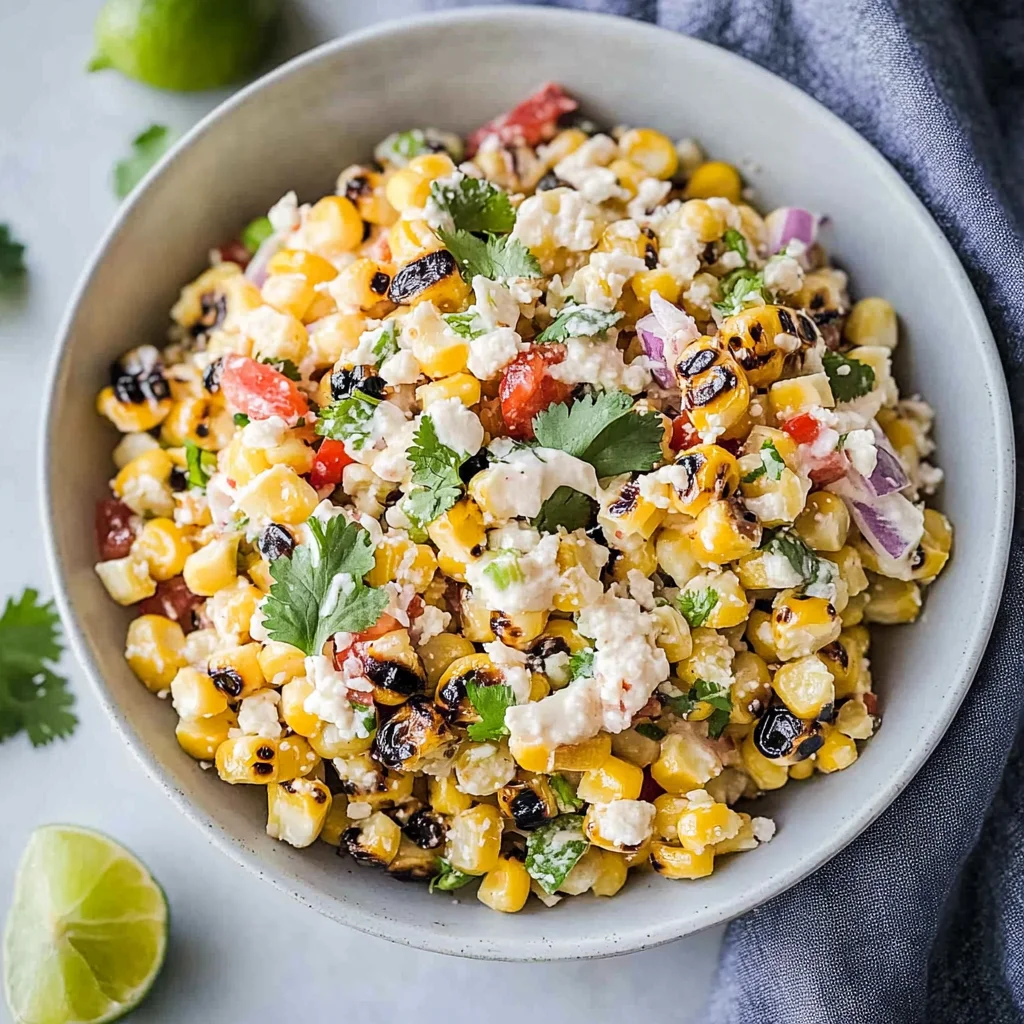 Mexican Street Corn Salad (Esquites Recipe)