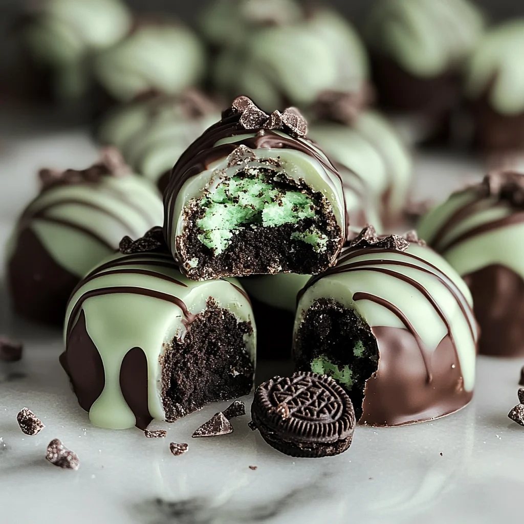 Mint Oreo Truffles