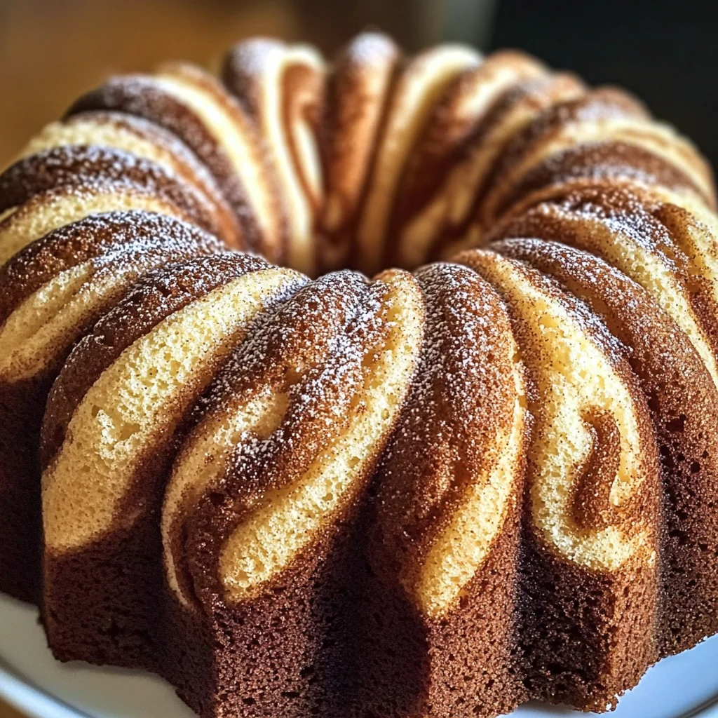 Moist Cinnamon Swirl Bundt Cake Recipe