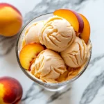 Peach Greek Frozen Yogurt