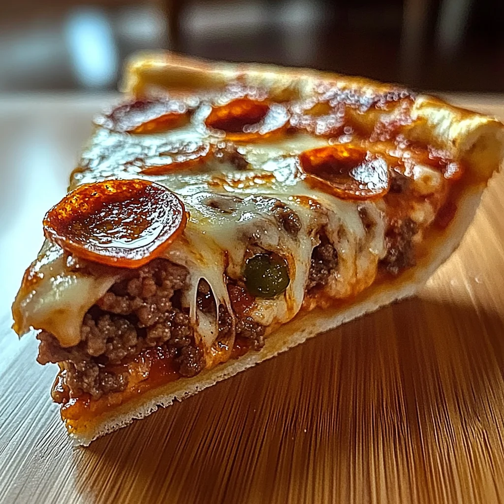 Pizza Burger Pie: A Delicious Twist on Classic Flavors