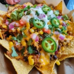 Shredded Tofu Chipotle Nachos