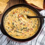 Slow Cooker Queso Spinach Dip