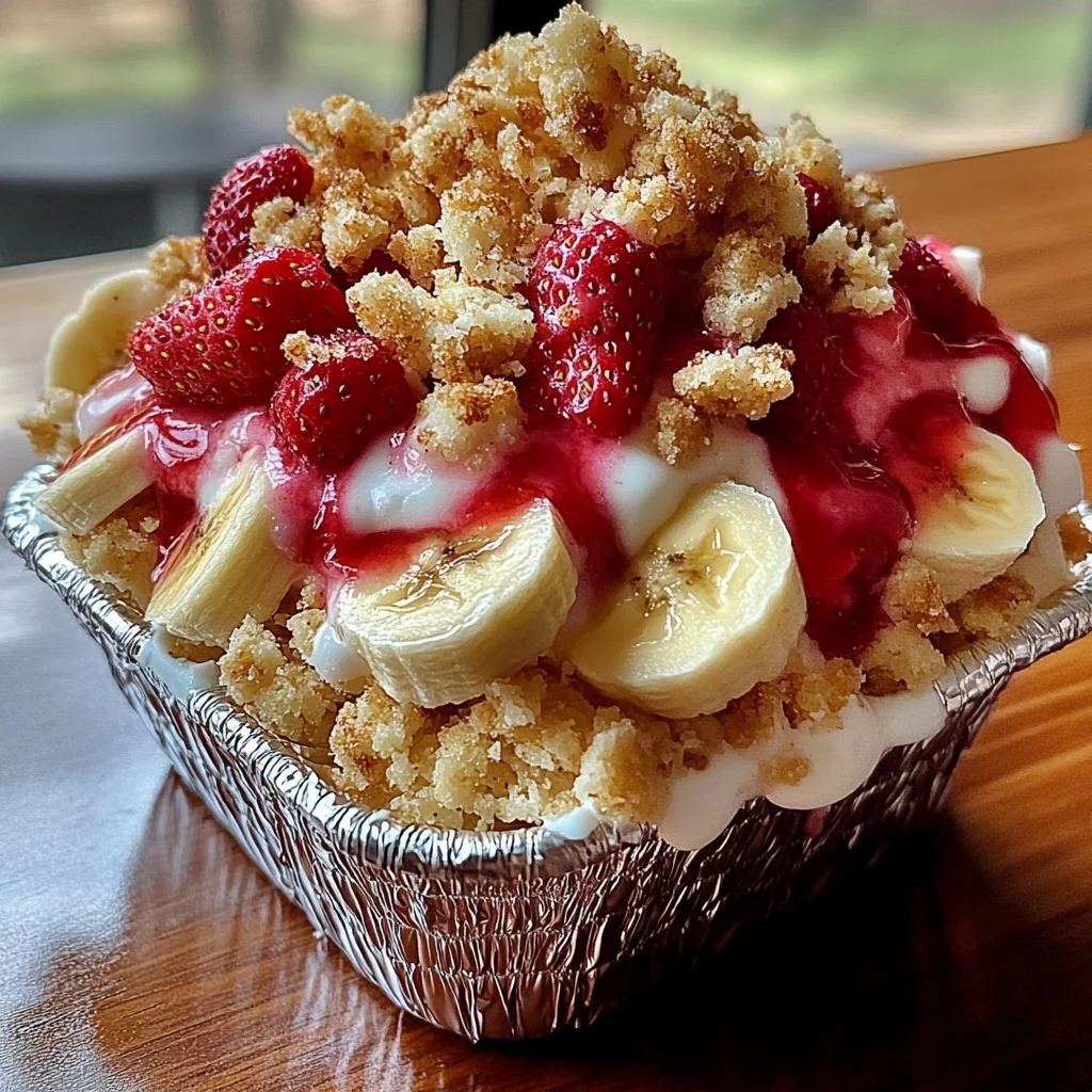 Strawberry Crunch Banana Pudding Recipe - Easy Dessert Delight