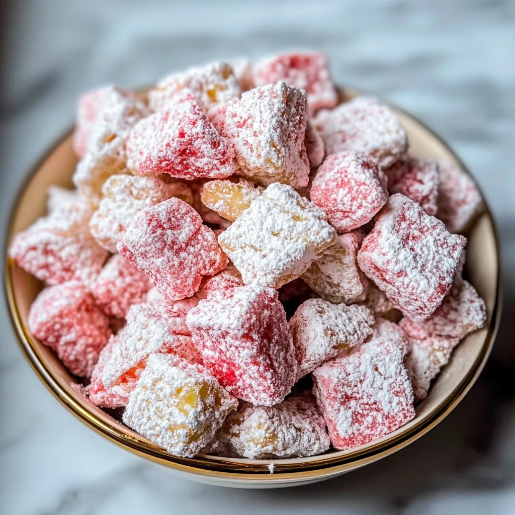 Strawberry Shortcake Puppy Chow