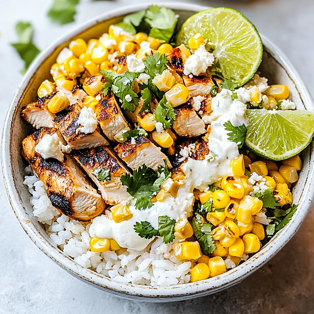 Street Corn Chicken Rice Bowl Recipe