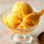 The Best Peach Sorbet Without Ice Cream Maker