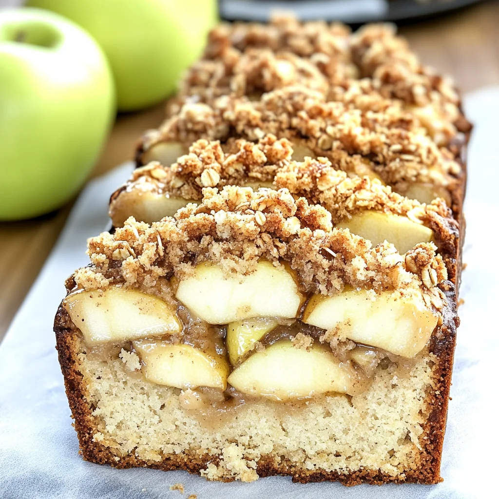 Apple Crisp Cheesecake Bread