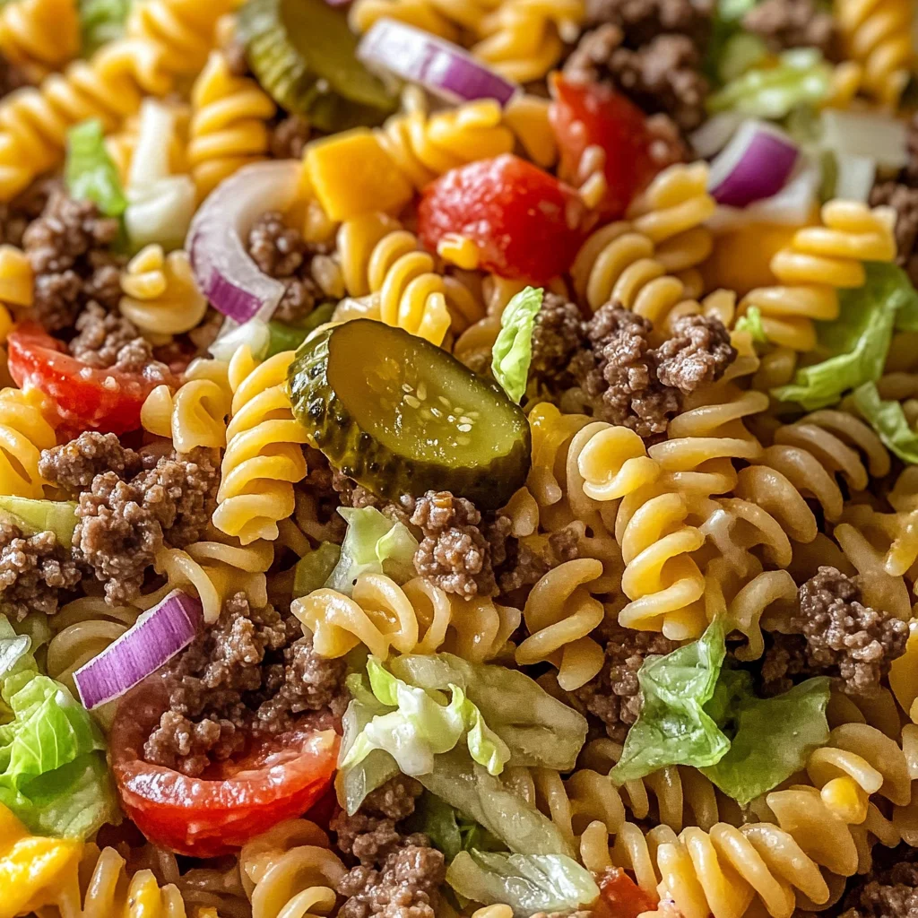 Big Mac Pasta Salad