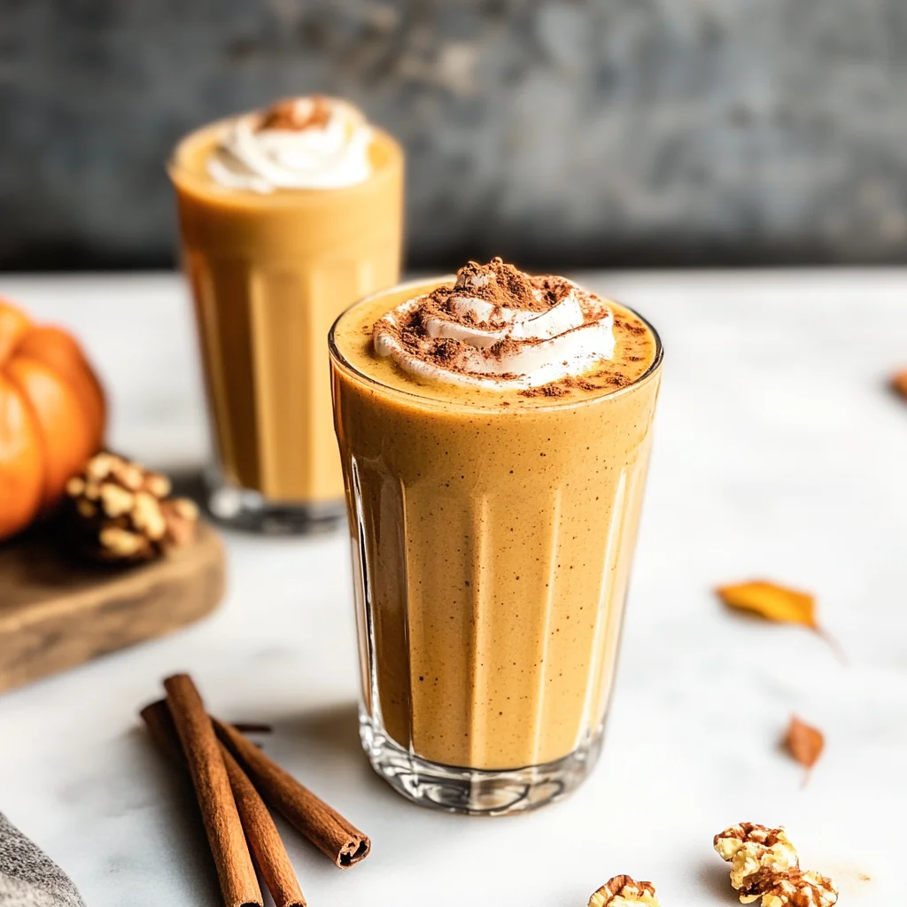 Breakfast Pumpkin Pie Smoothie