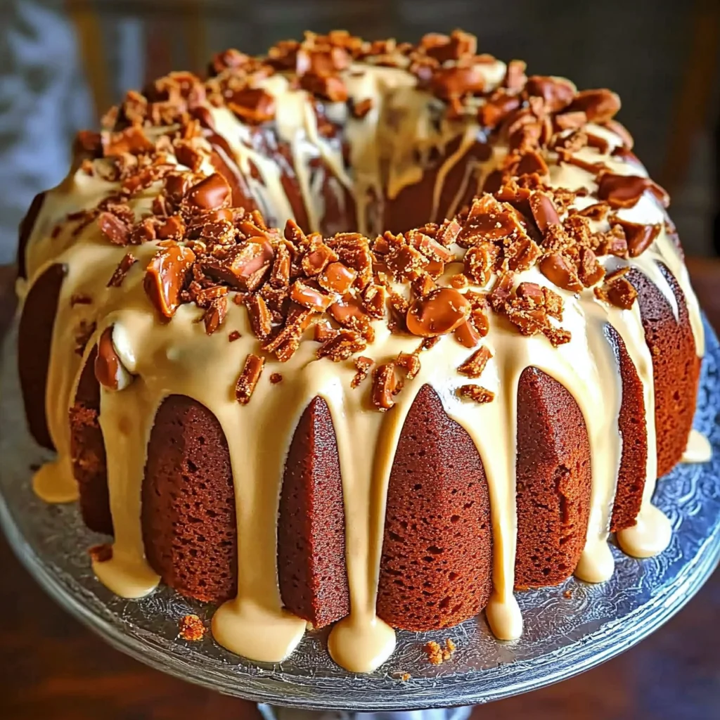 Butterfinger Bundt Cake
