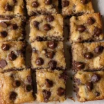 Chocolate Chip Banana Bars Recipe