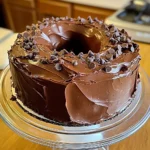 Chocolate Pound Cake with Chocolate Frosting