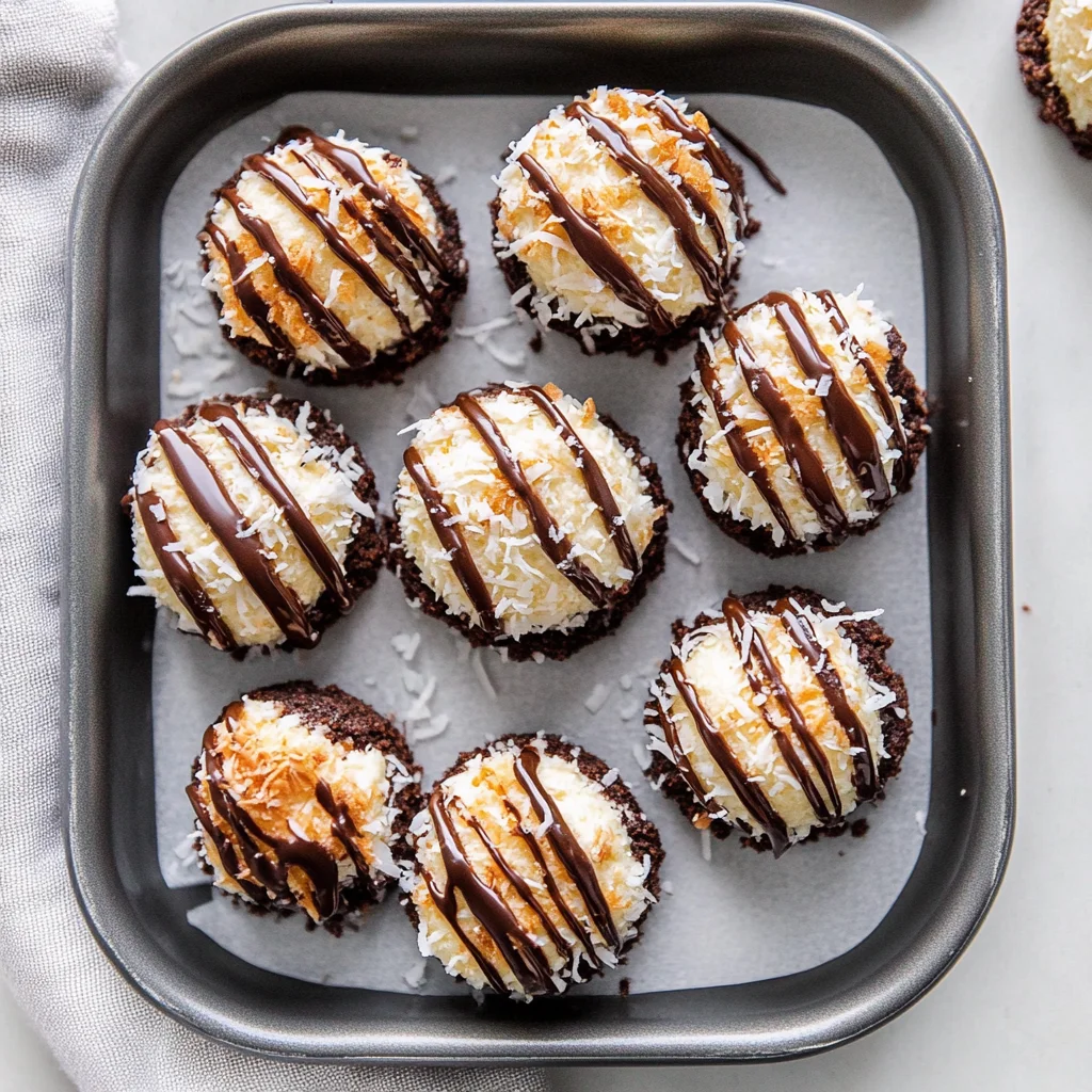 Coconut Dome with Chocolate Spread