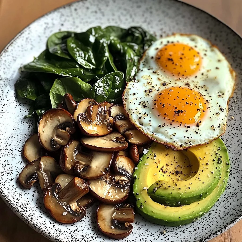 Creamy Avocado Breakfast Plate