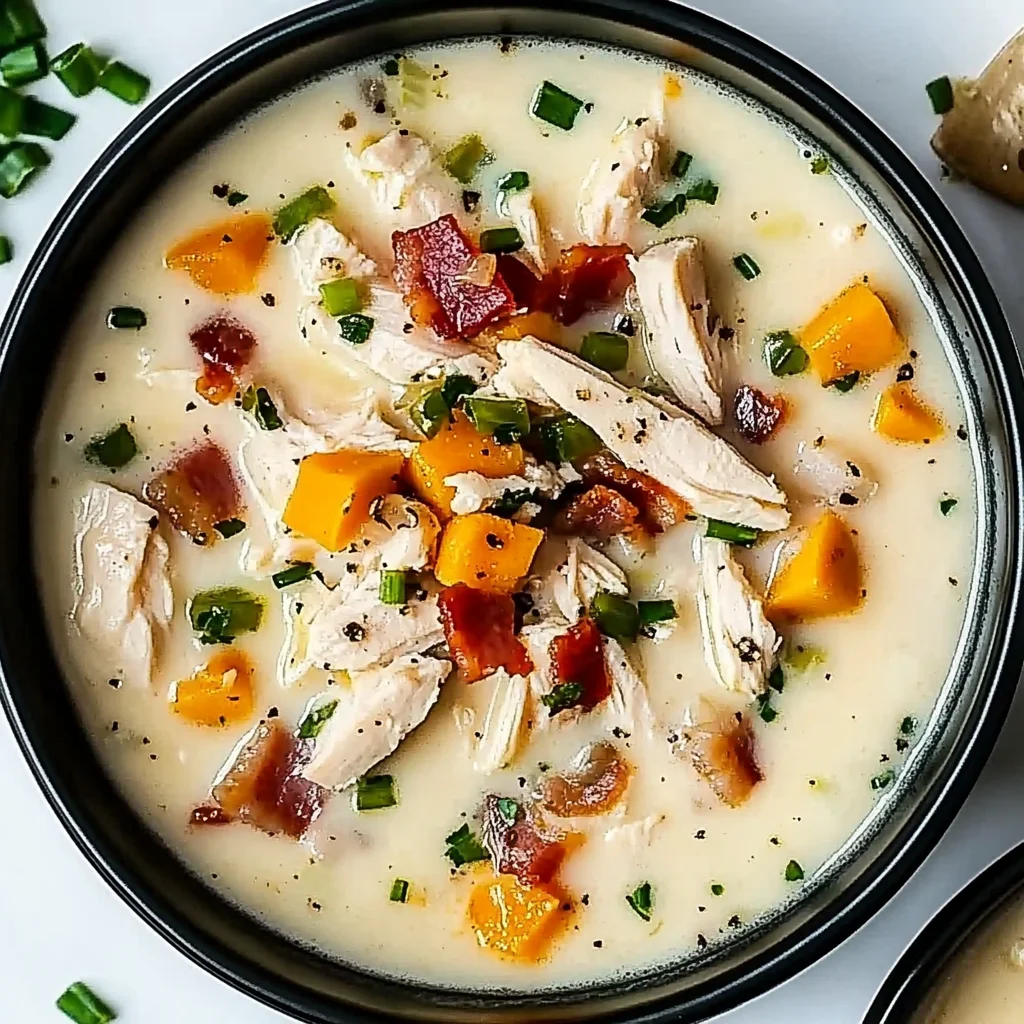 Creamy Crac Chicken Soup
