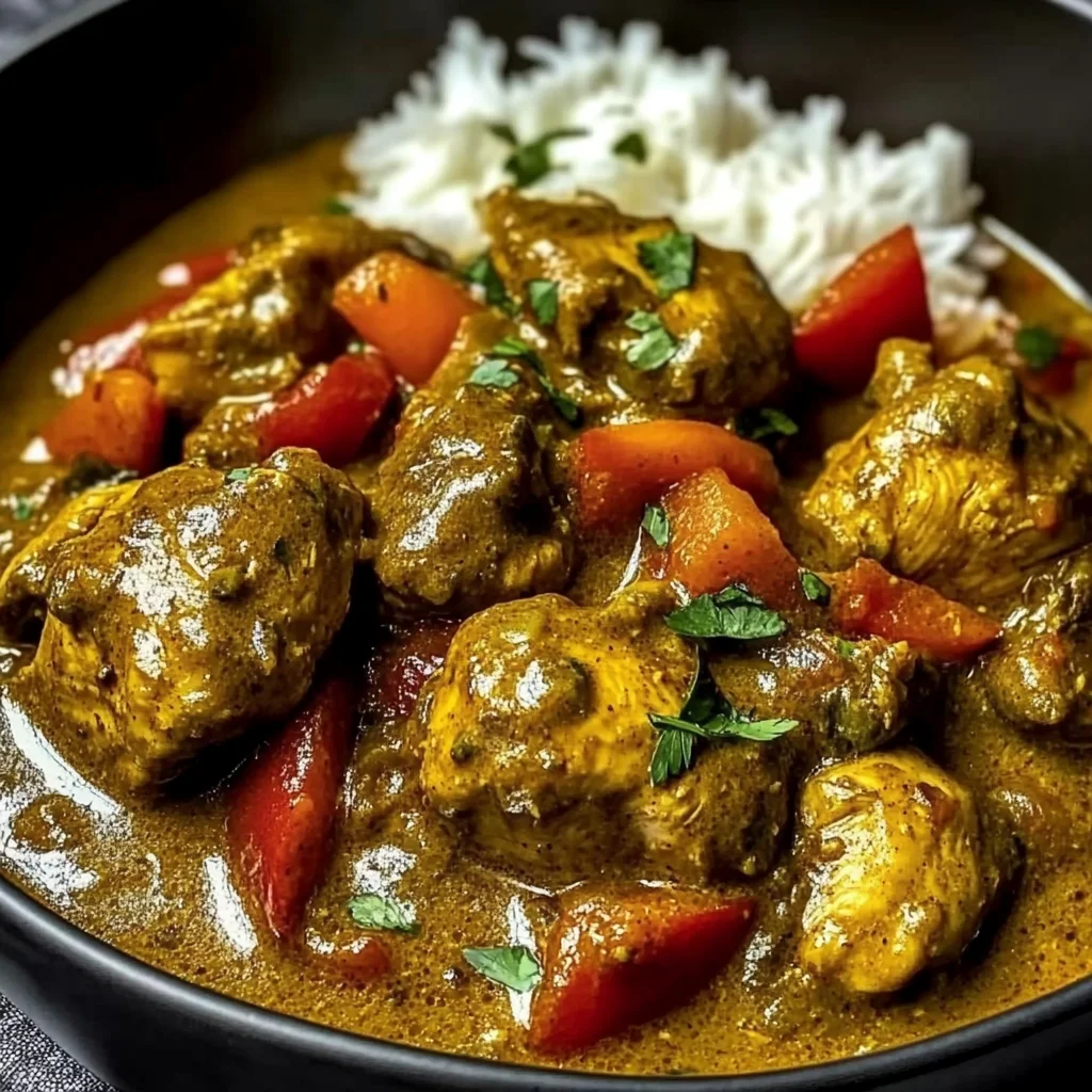 Creamy Jamaican Chicken Curry with Coconut & Spice