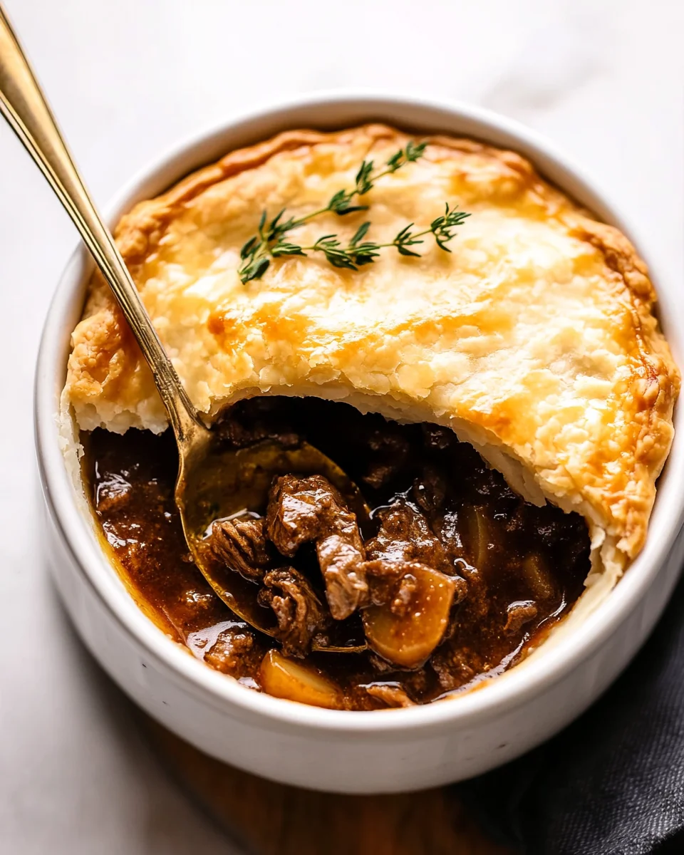 Guinness Braised Beef Pot Pie