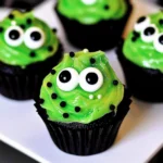 Halloween Slime Cupcakes