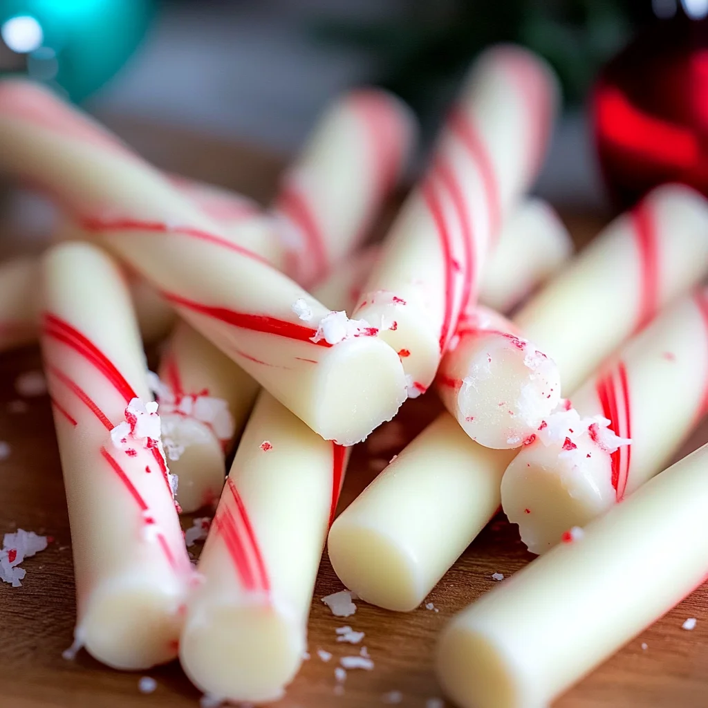 Homemade Christmas Peppermint Sticks