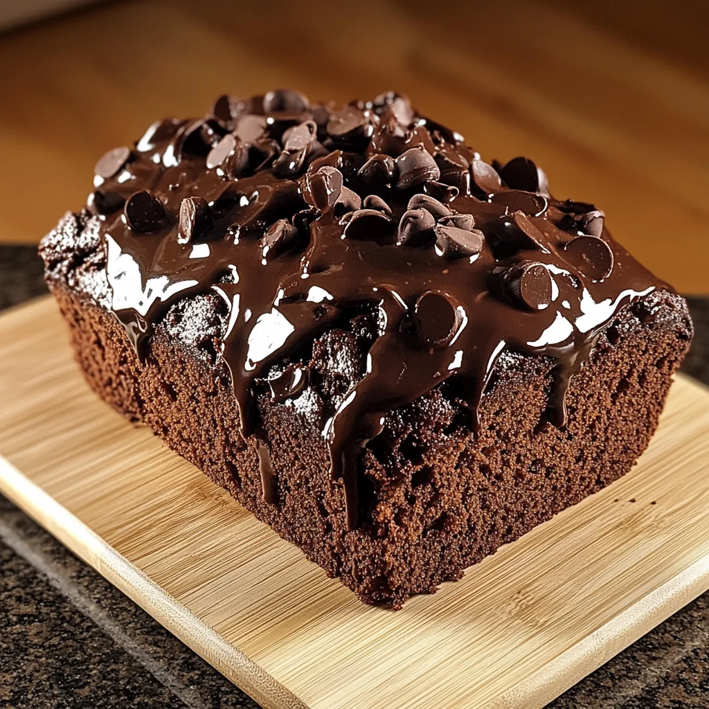 Hot Fudge Brownie Bread Recipe