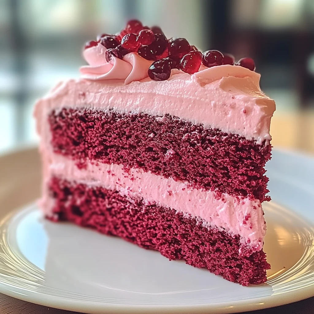 Mother's Day Pink Velvet Cake