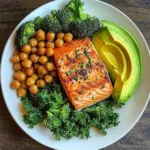 Roasted Chickpea & Salmon Power Plate