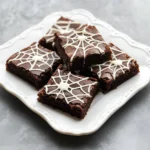 Spider Web Brownies