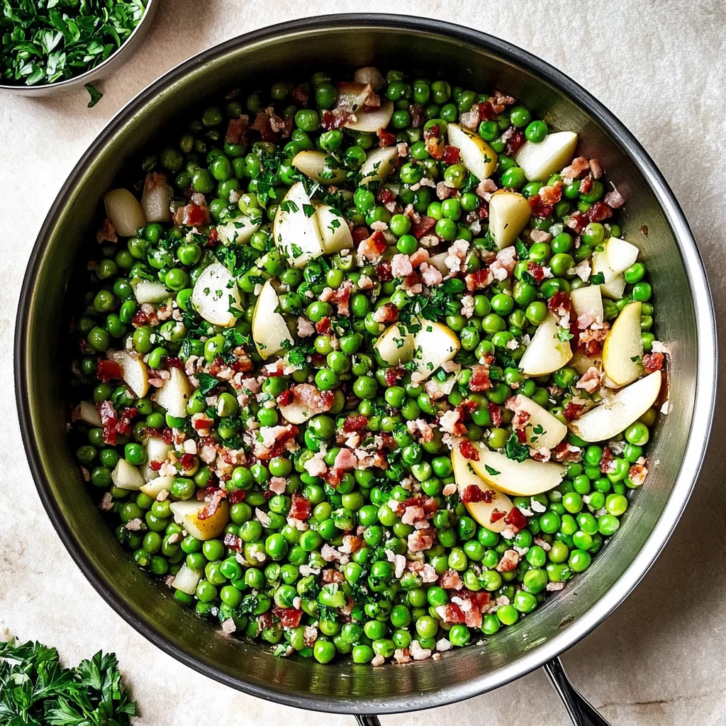Thanksgiving Peas (with Pear and Pancetta)
