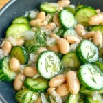 White Bean and Cucumber Dill Salad