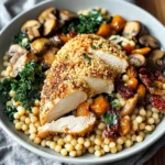 Baked Parmesan Chicken and Couscous for Cozy Weeknight Dinners