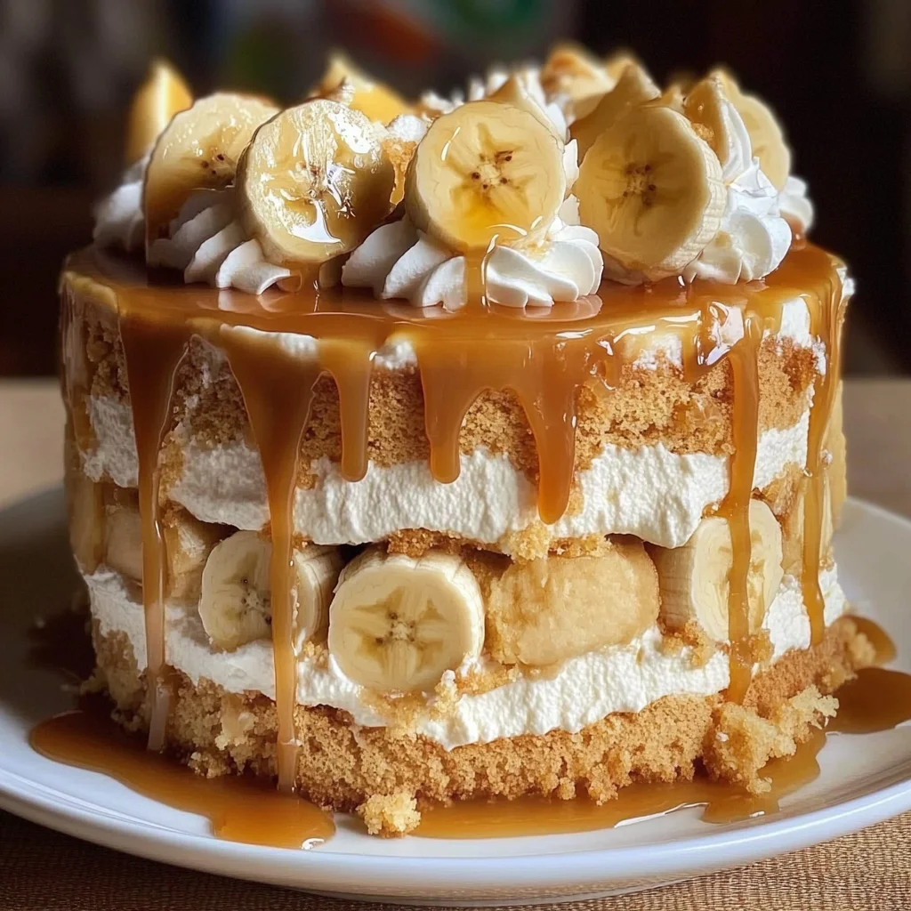 Banana Pudding Cheesecake Cake