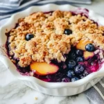 Blueberry Peach Crumble