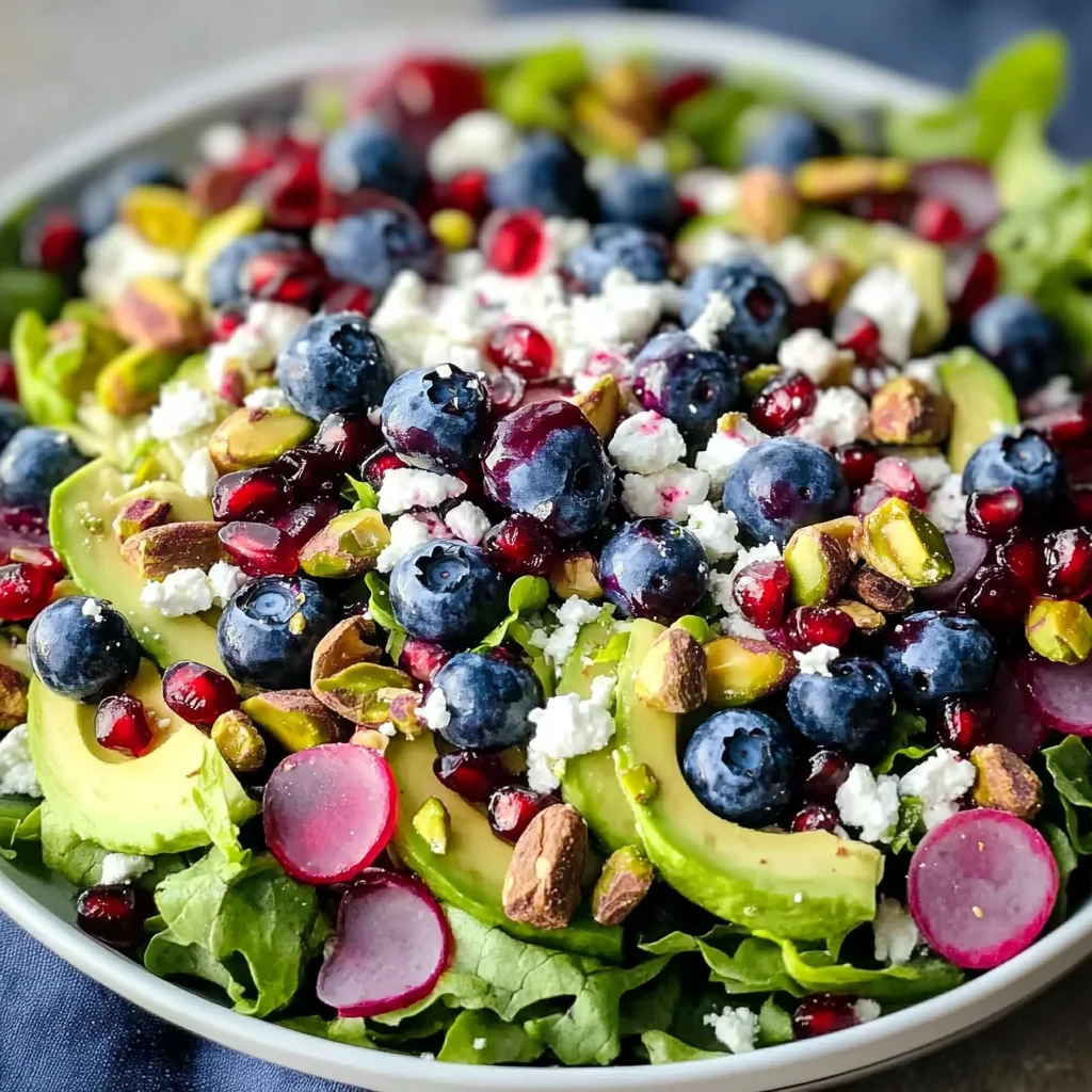 Blueberry Pistachio Spring Salad