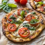 Caprese Naan Pizza