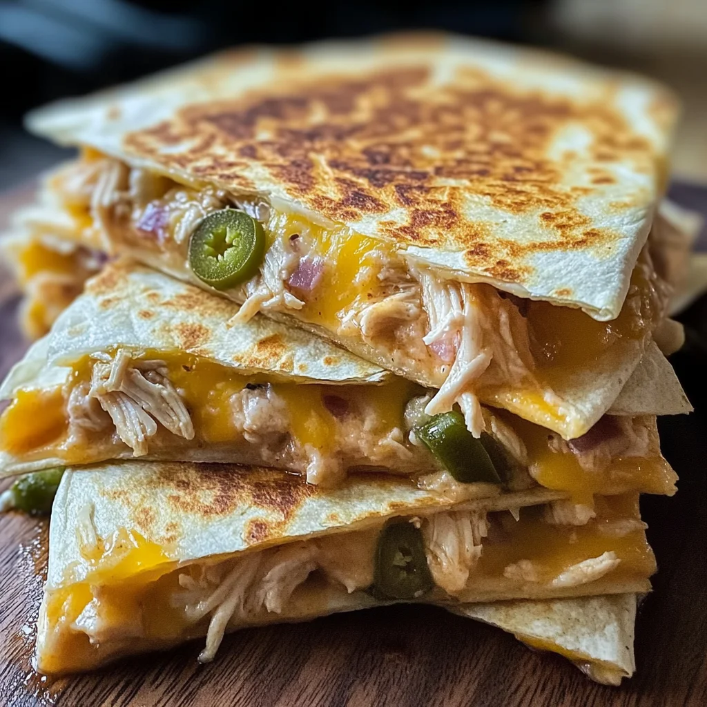 Chicken Quesadillas (Taco Bell Copycat)