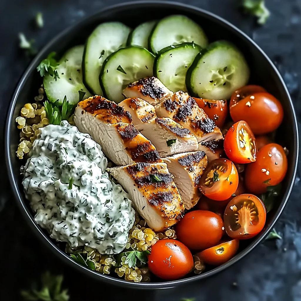 Chicken Tzatziki Bowls
