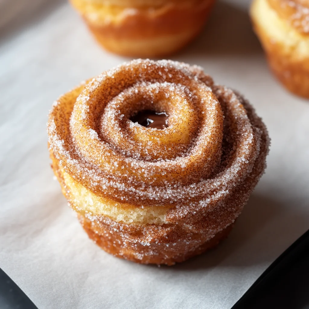 Churro Cruffins