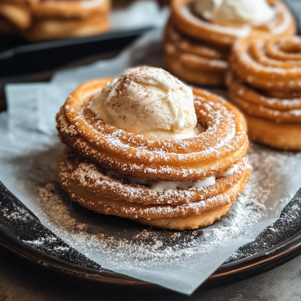 Churro Ice Cream Sandwich