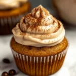 Coffee Cupcakes w/ Coffee Whipped Cream Frosting