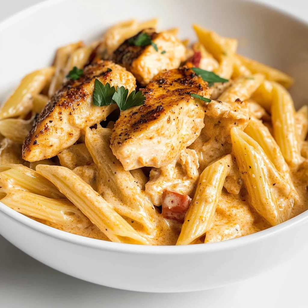 Creamy Cajun Chicken Penne Pasta